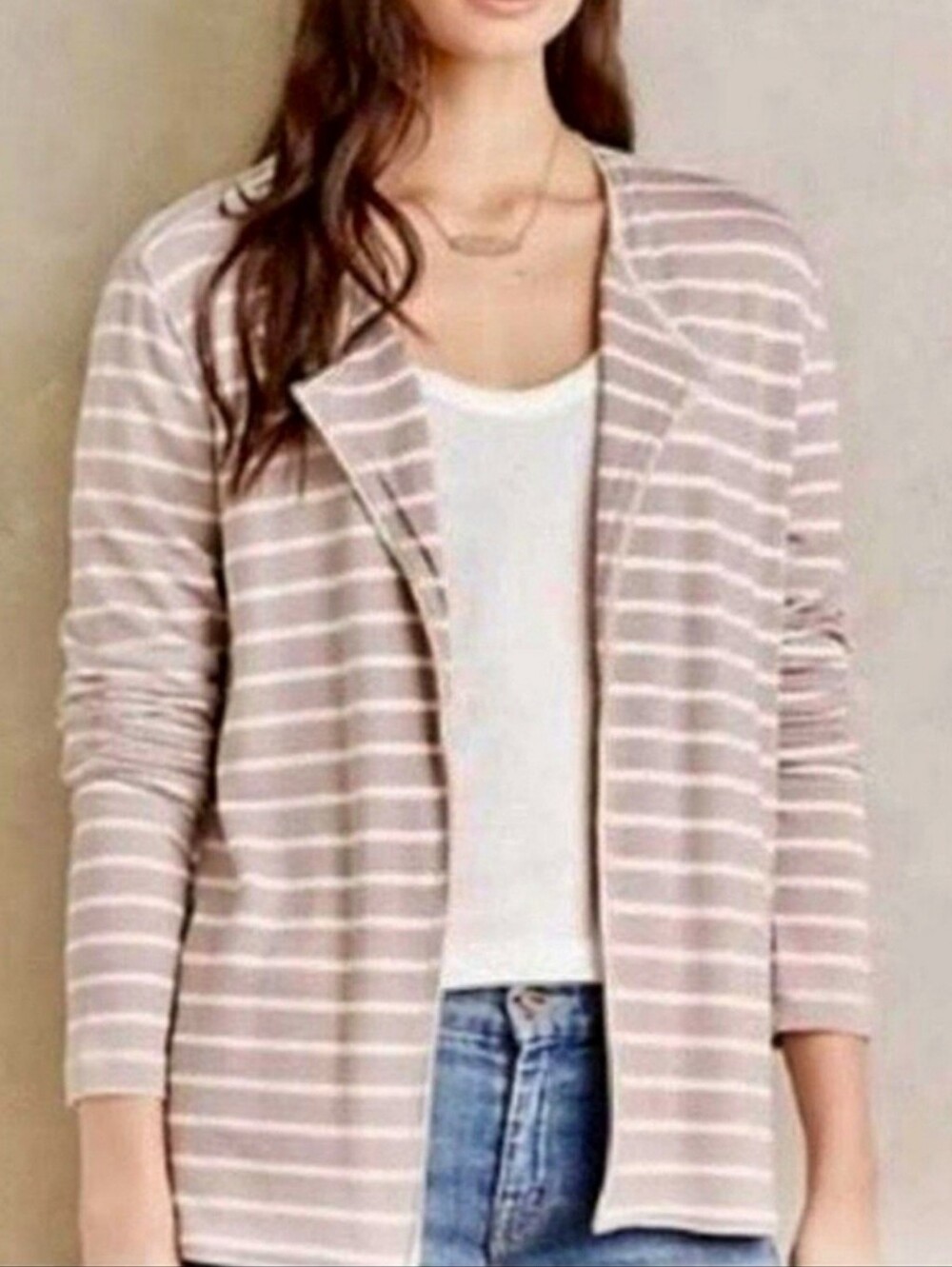Anthro Striped Cardigan